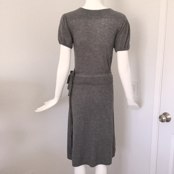 Calypso St. Barth gray cashmere Wrap Dresses - Picture 4 of 6